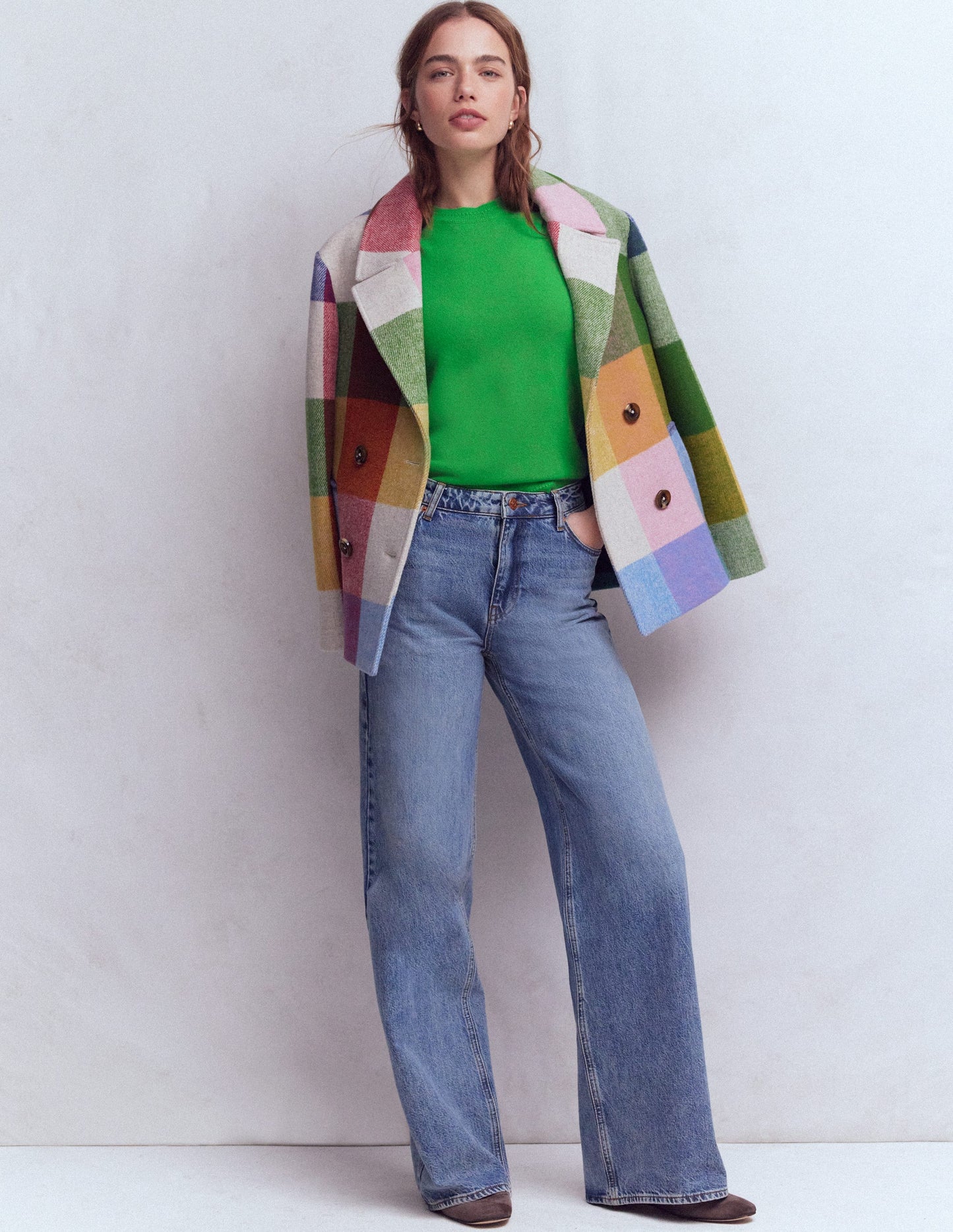 Eva Kaschmir-Pullunder-Baumgrün