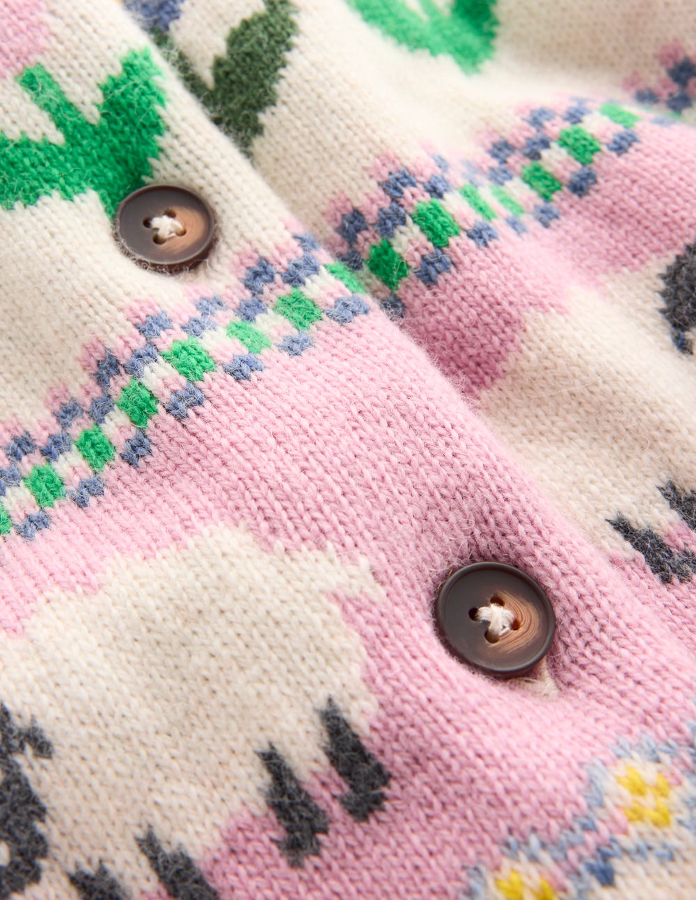 Edie Fair Isle Cardigan-Easter Farm-6