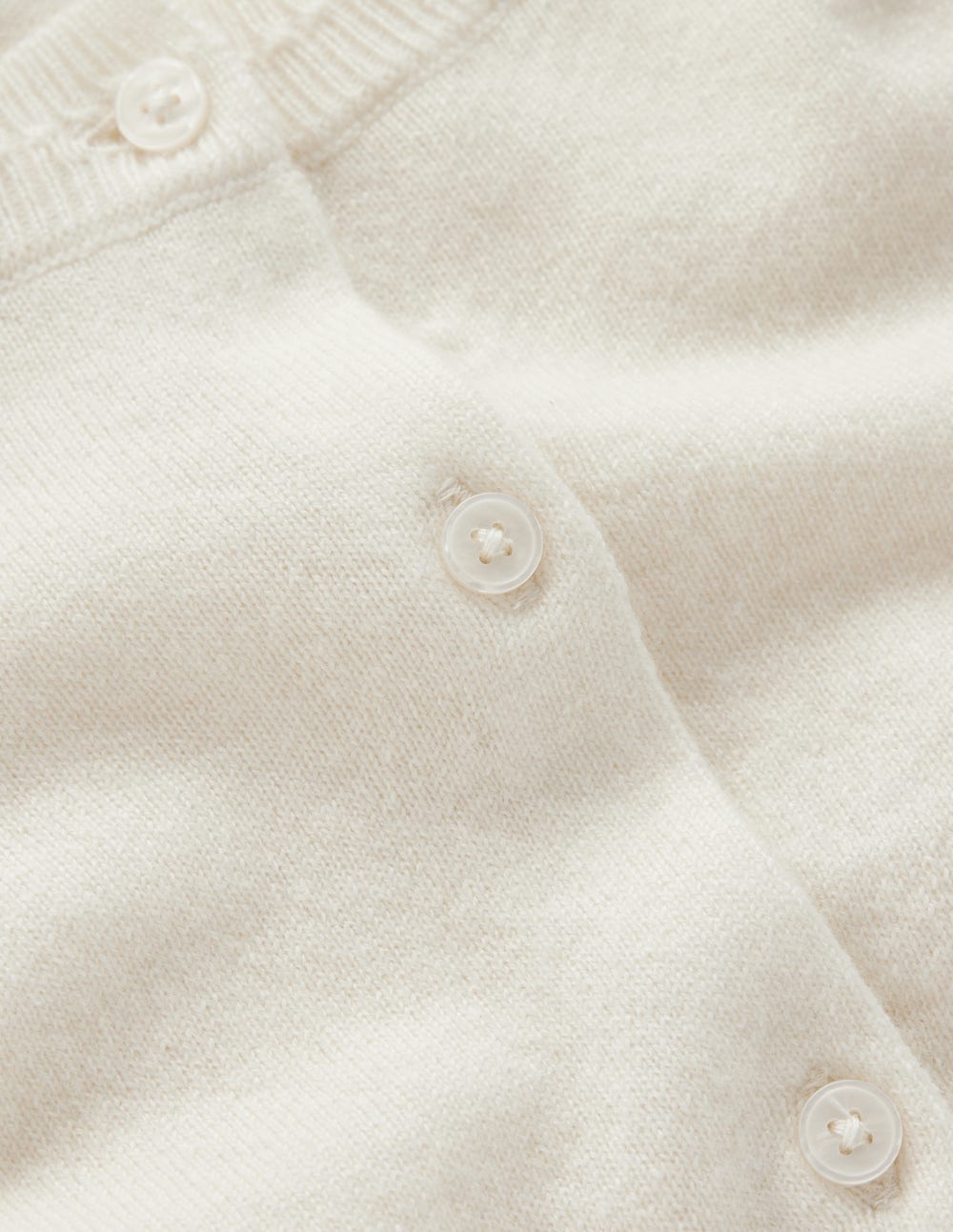 Eva Verkürzte Strickjacke aus Kaschmir-Warmes Naturweiß - Image 6