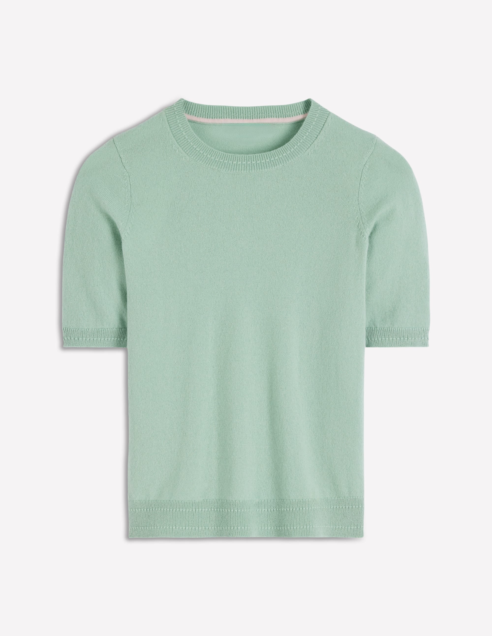 Eva Kaschmir-T-Shirt-Seladonblau - Image 5