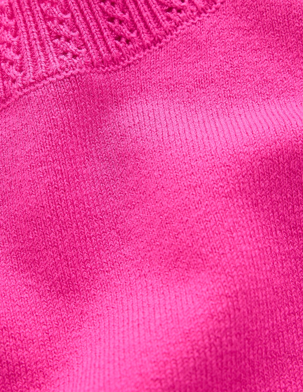 Emilia Baumwollpullover mit Rundhalsausschnitt-Rosarot - Image 6