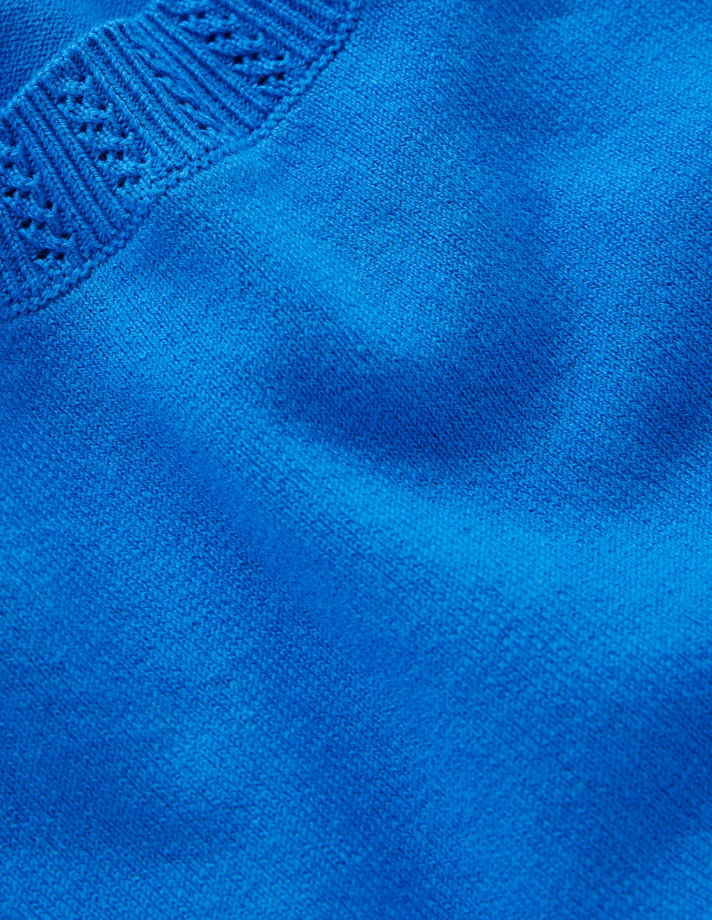 T-shirt col rond Emilia en coton-Bleu Martin-pêcheur - Image 6