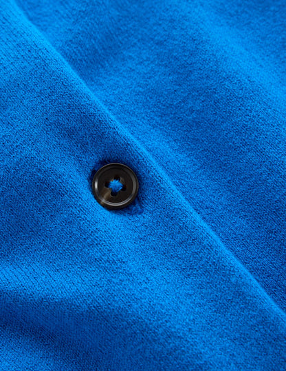 Emilia Baumwollstrickjacke mit Rundhalsausschnitt-Blau-5