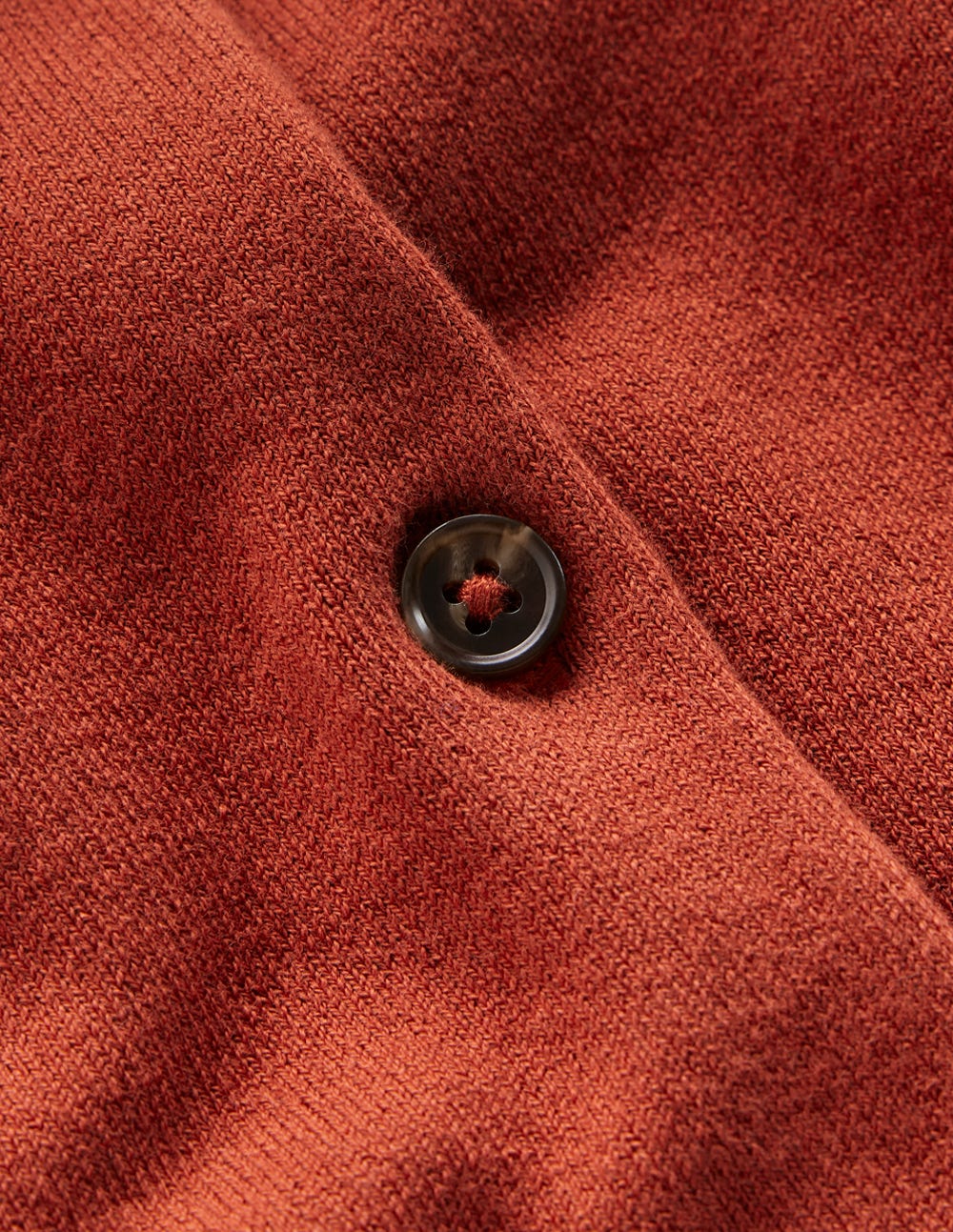 Emilia Baumwollstrickjacke mit Rundhalsausschnitt-Kastanienbraun - Image 6