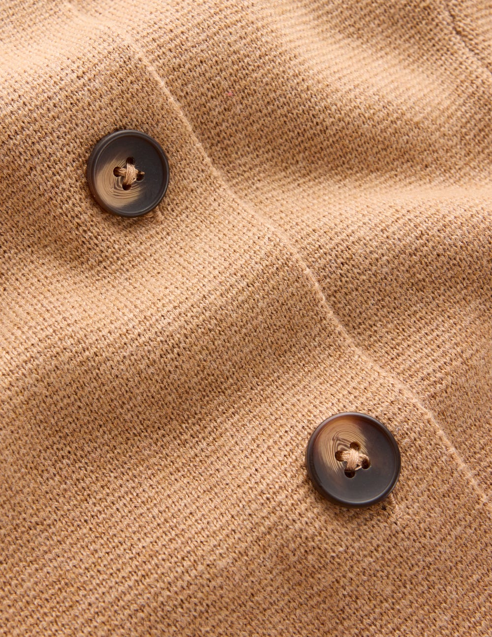 Joanna Taillierte Strickjacke-Camel Meliert - Image 7