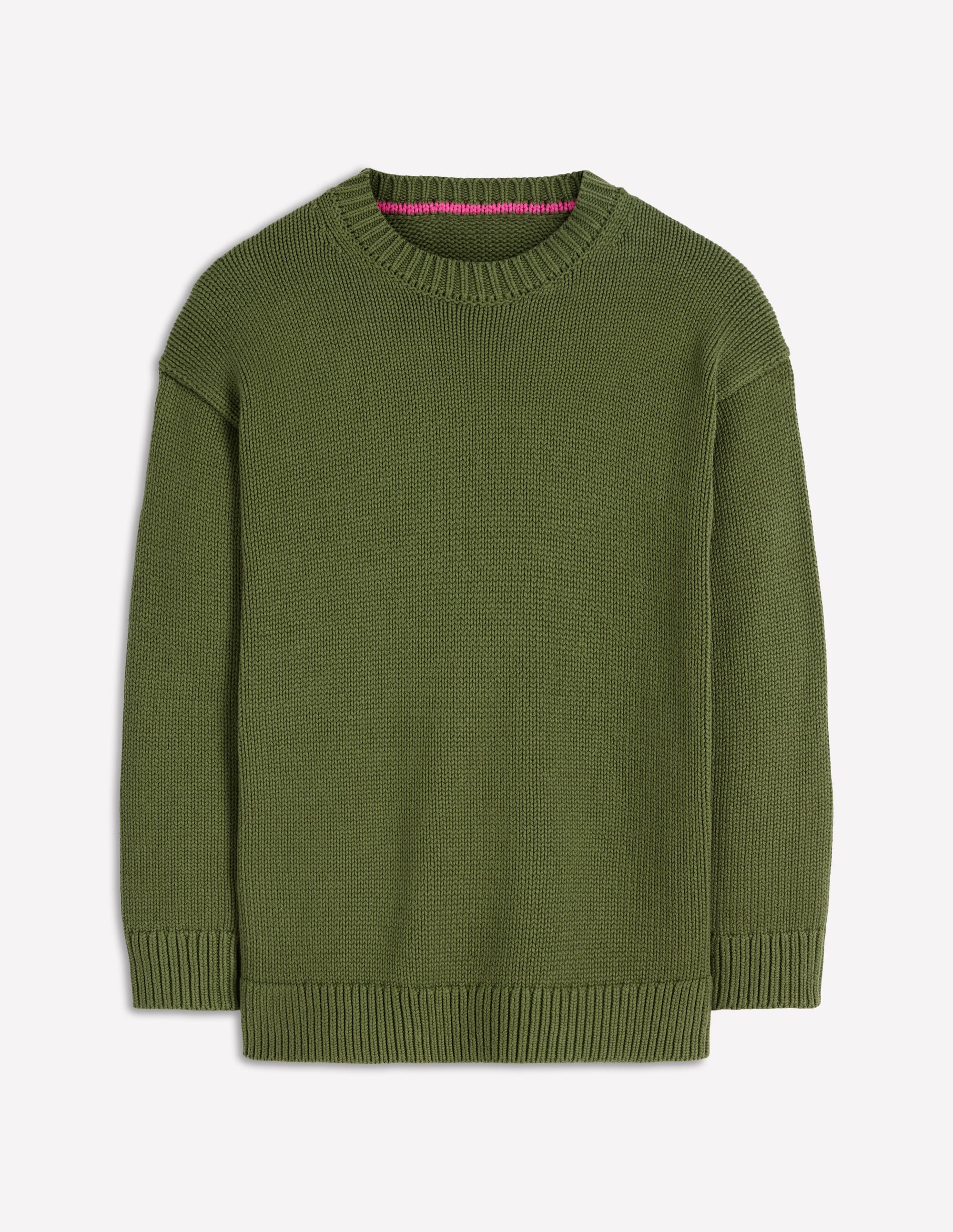 Lucy Oversize-Baumwollpullover-Promenadengrün - Image 6