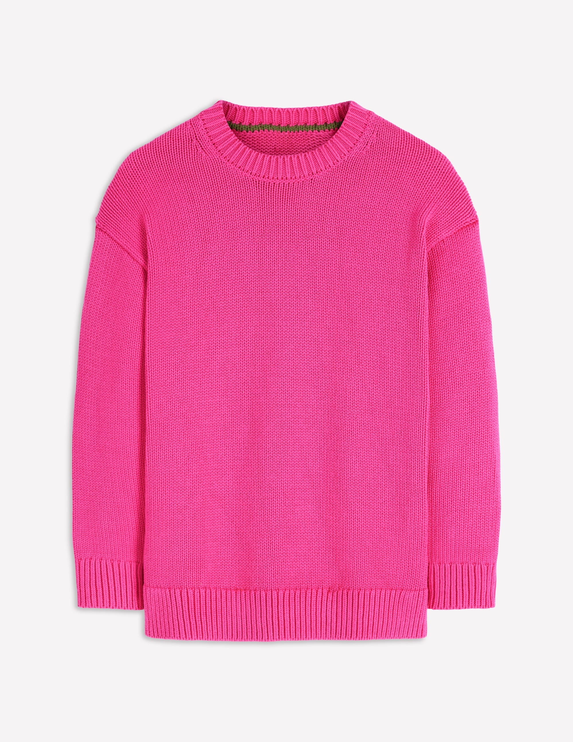 Lucy Oversize-Baumwollpullover-Rosarot - Image 6