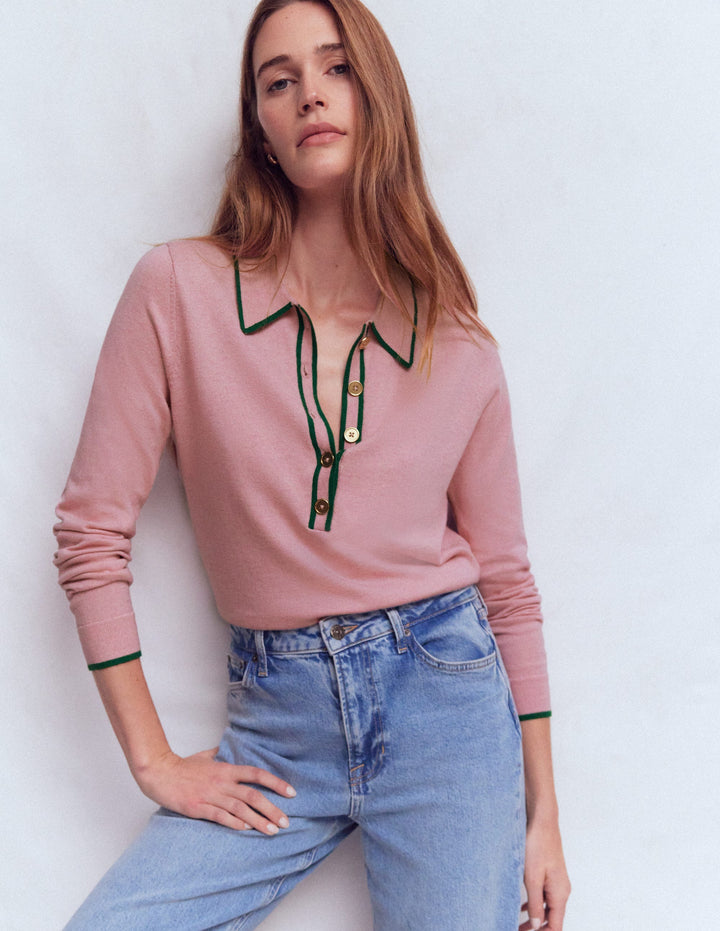 Liz Henley-Pullover-Blassflieder (BM 215)