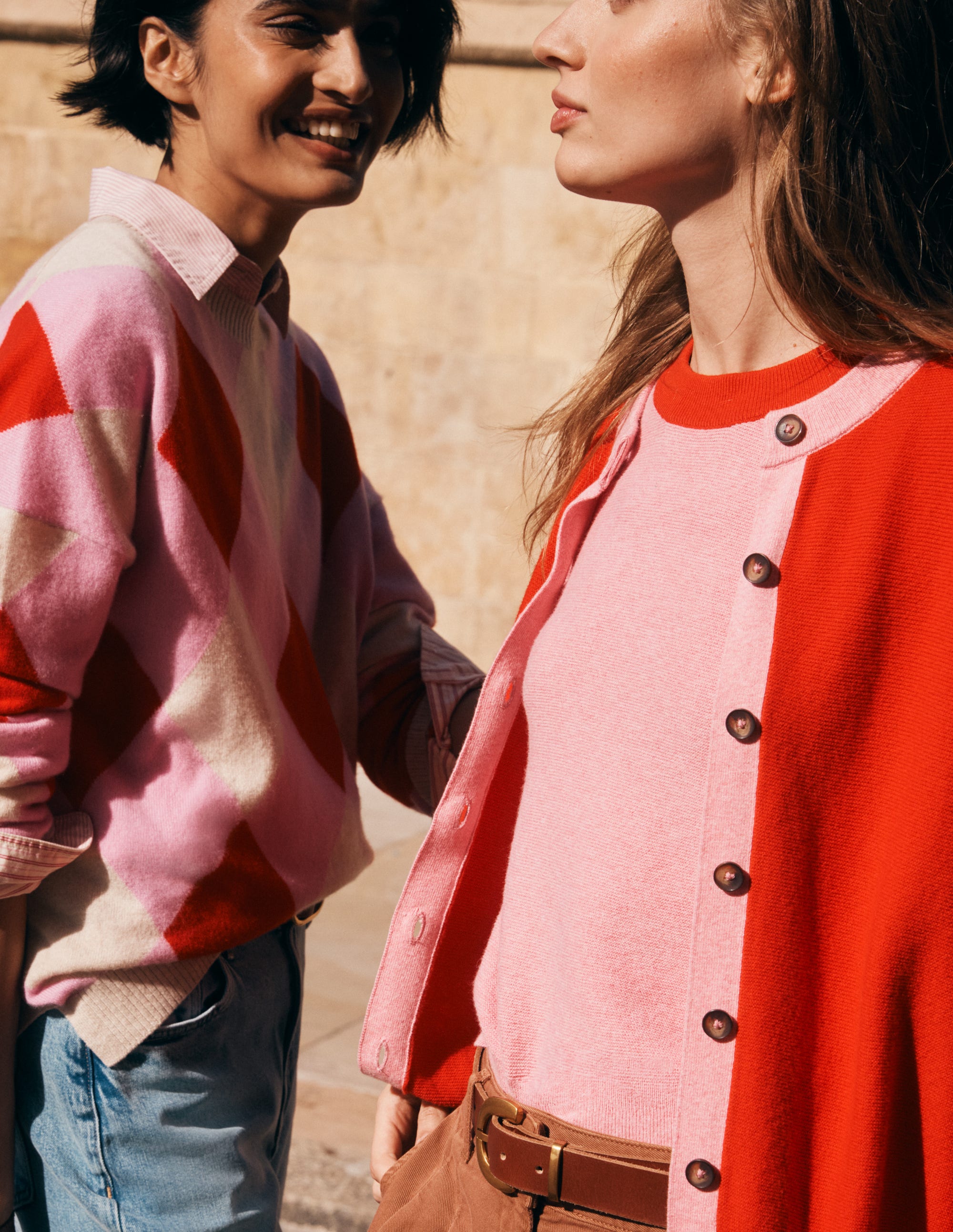 Pull Grace colourblock-Rose Pink Lady - Image 6