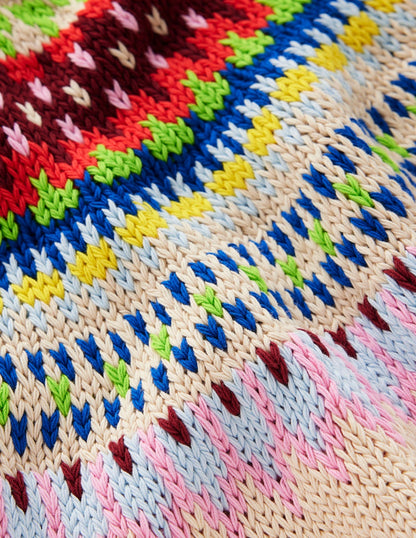 Margot T-Shirt mit Puffärmeln-Beige Meliert-7