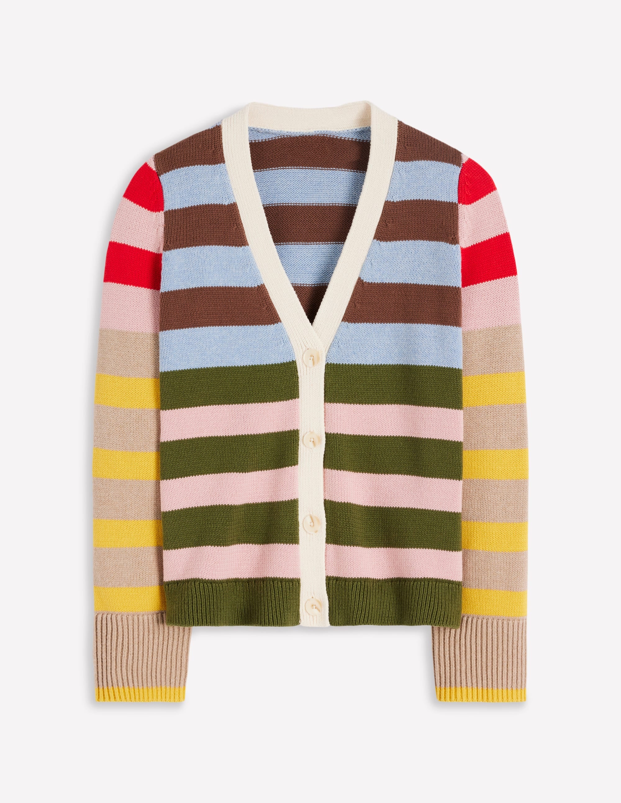 Lucy Lockere Strickjacke aus Baumwolle-Bunt Kuddelmuddel - Image 6