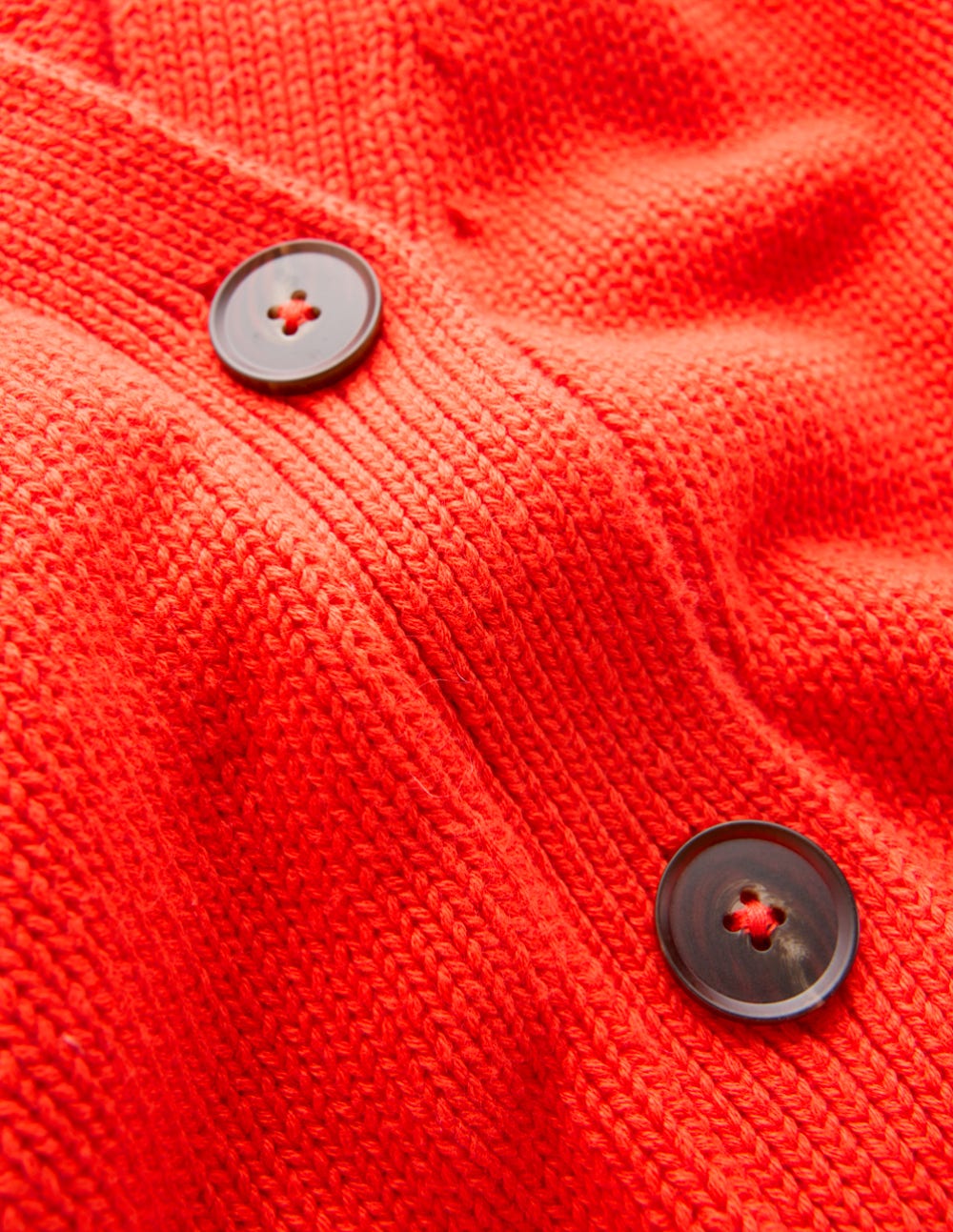 Cardigan décontracté Lucy en coton-Orange Vif