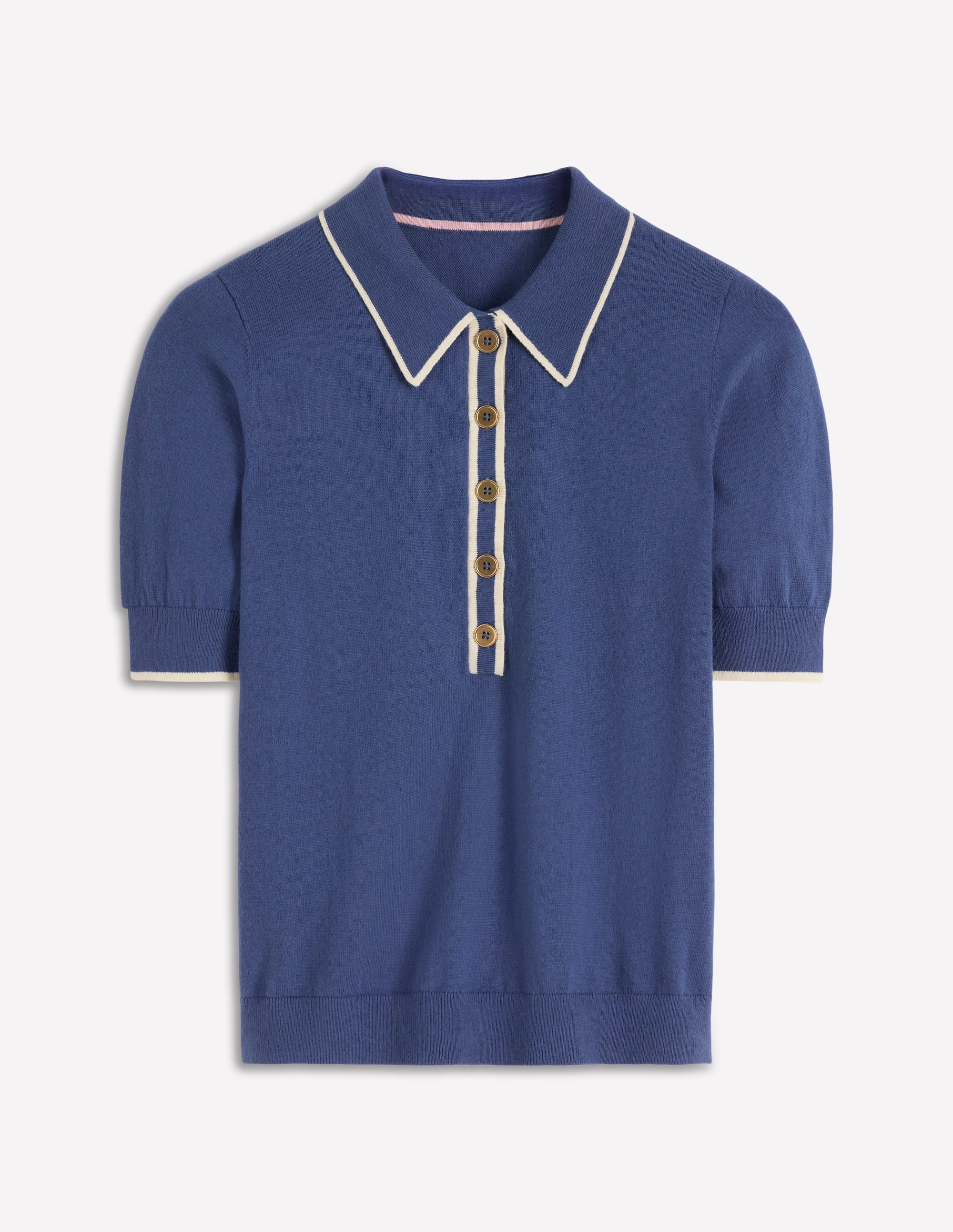 Liz Henley-T-Shirt-Klassisches Marineblau - Image 5