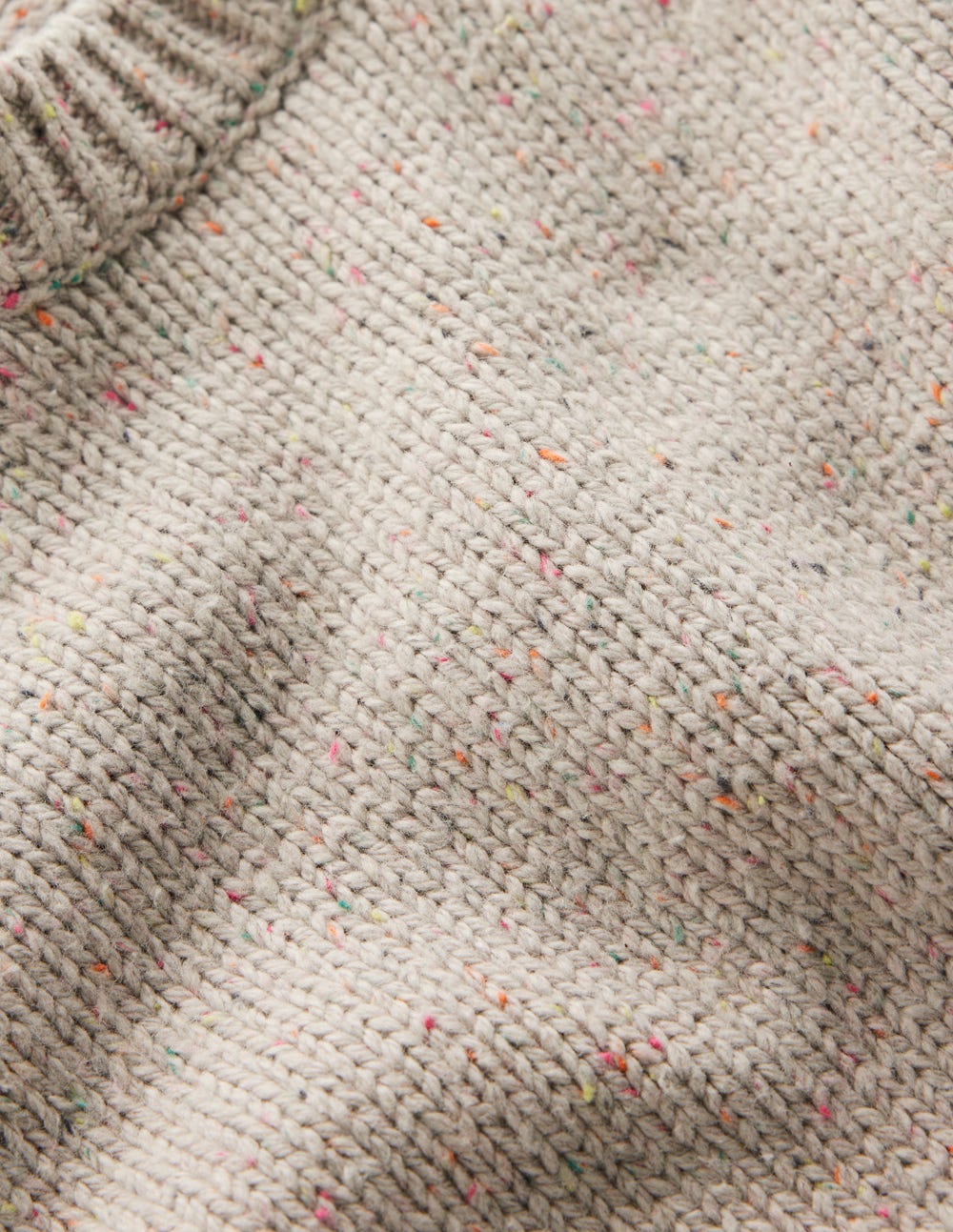 Davina Pullover mit Puffärmeln-Naturweiß, Noppen