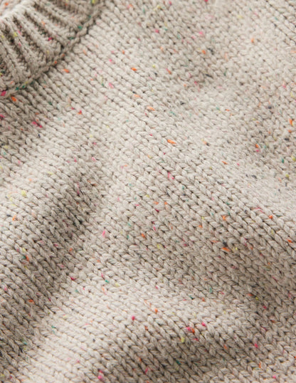 Davina Pullover mit Puffärmeln-Naturweiß, Noppen-7