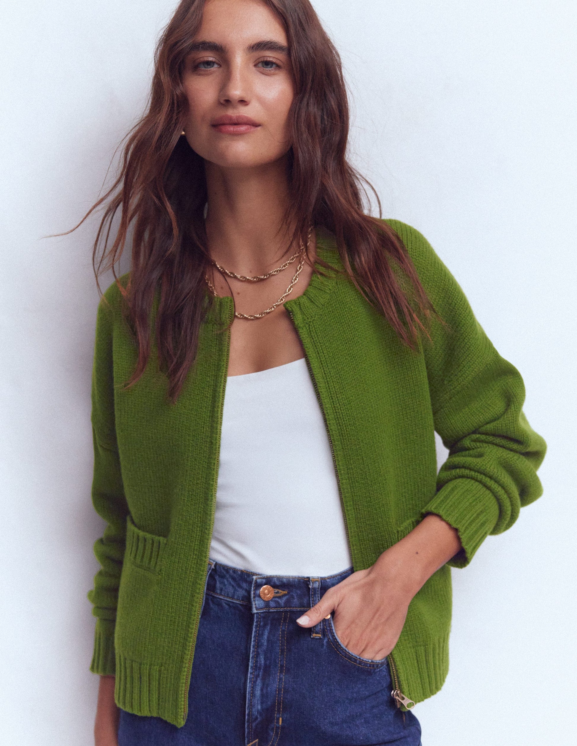 Maya Jacke mit Reißverschluss-Kräutergarten-4