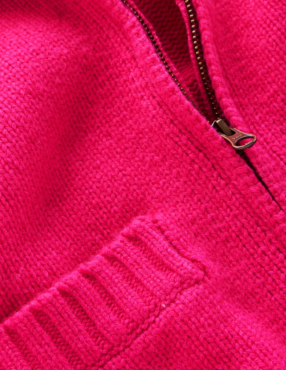 Maya Jacke mit Reißverschluss-Extravagantes Rosa-6