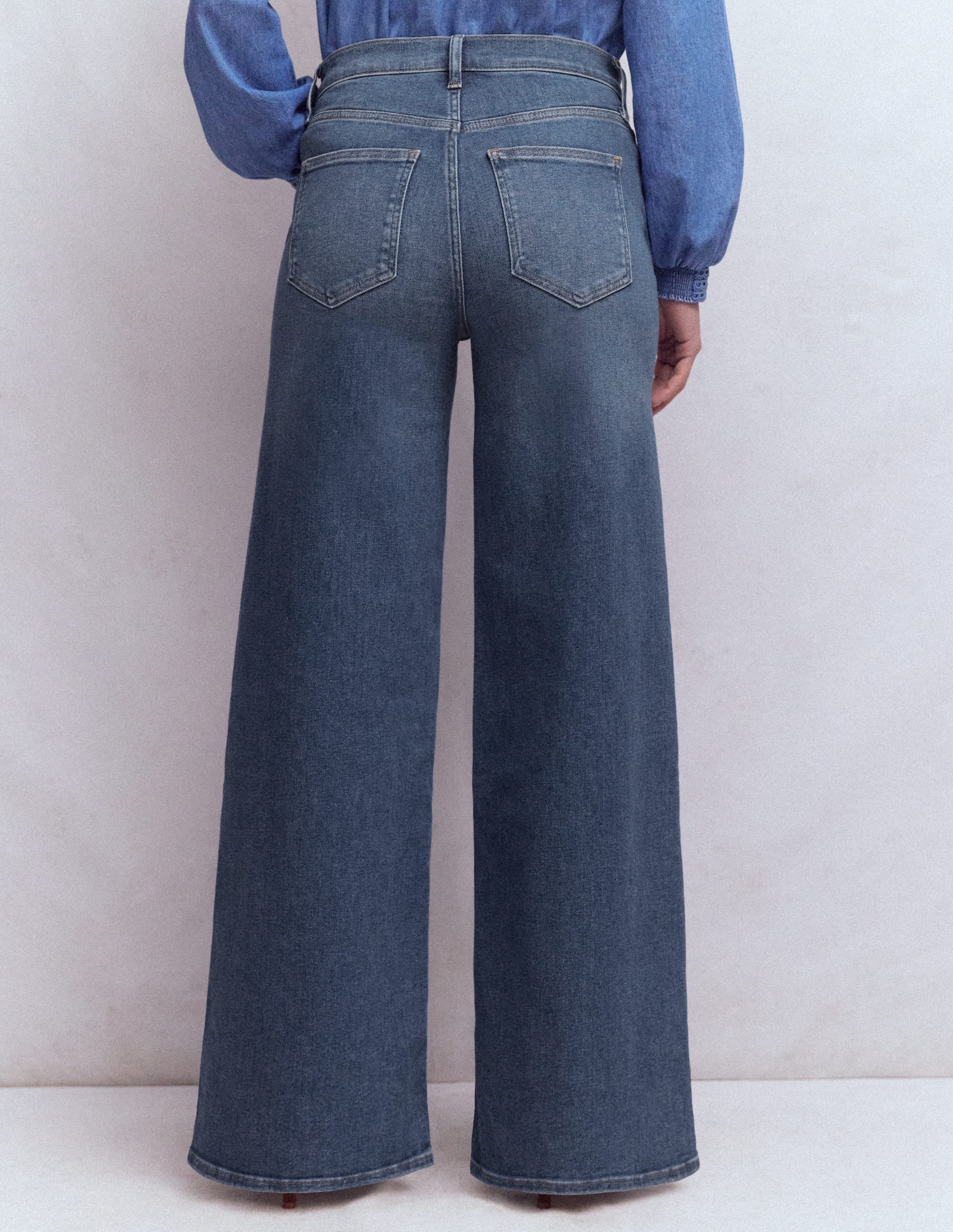 Jean large taille haute-Beatnik Red - Image 3
