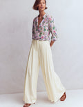 Pantalon large Regent-Ivoire