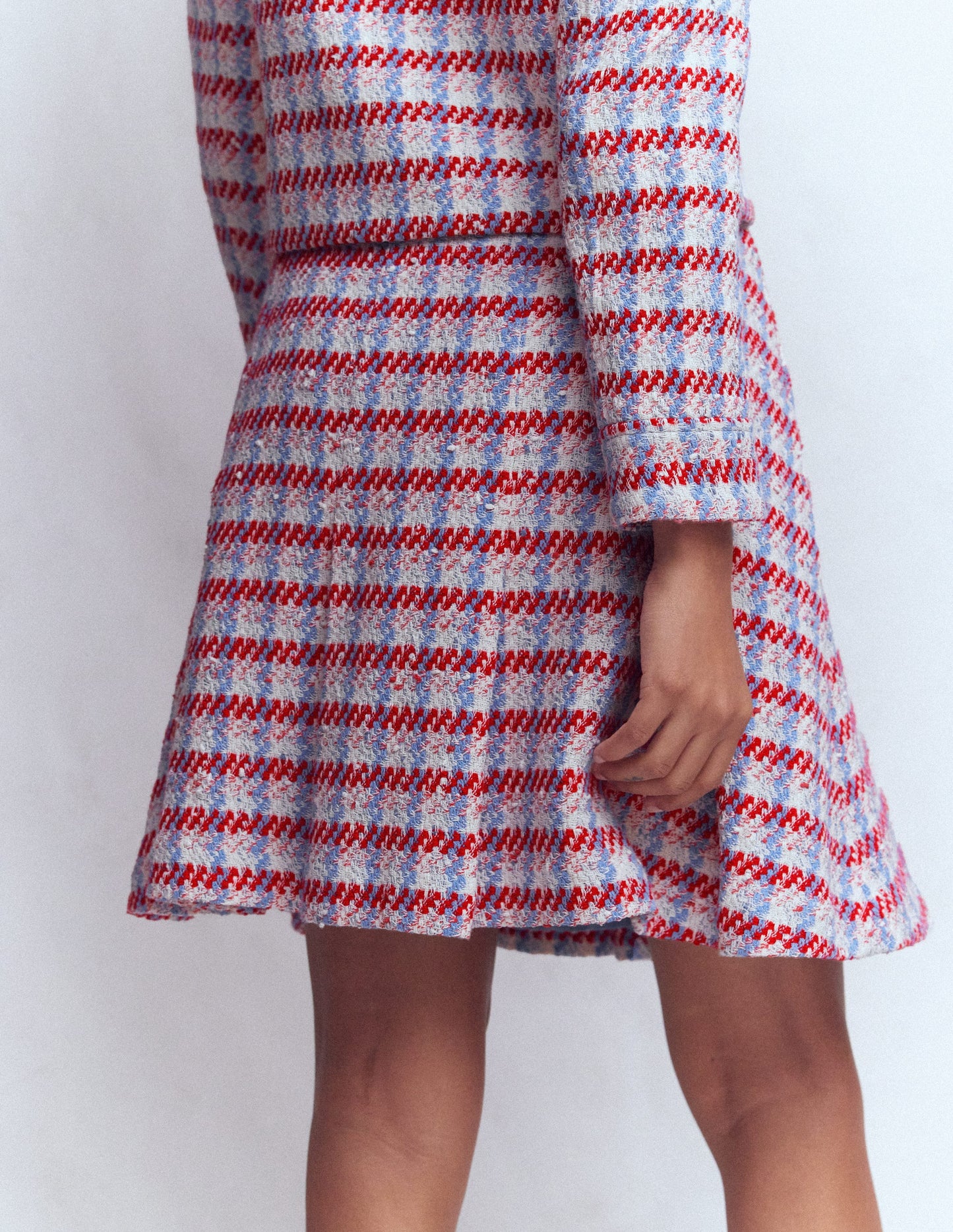 Ausgestellter, texturierter Rock-Rosa Texturiert