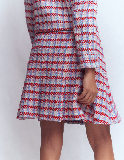 Ausgestellter, texturierter Rock-Rosa Texturiert-3