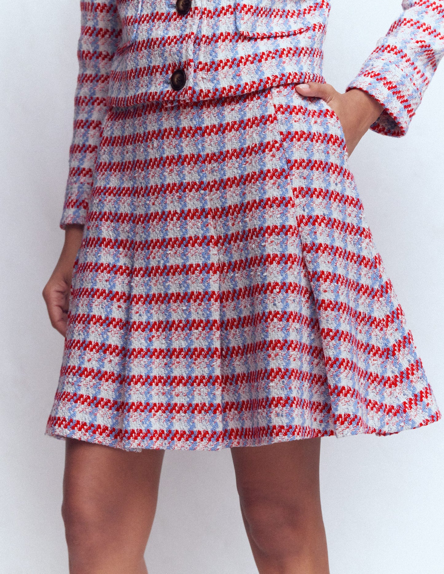 Ausgestellter, texturierter Rock-Rosa Texturiert