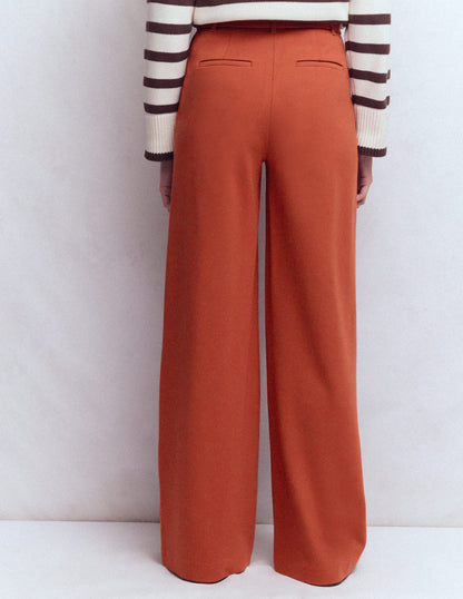 Belgravia Ponte-Hose-Braun-Orange-3