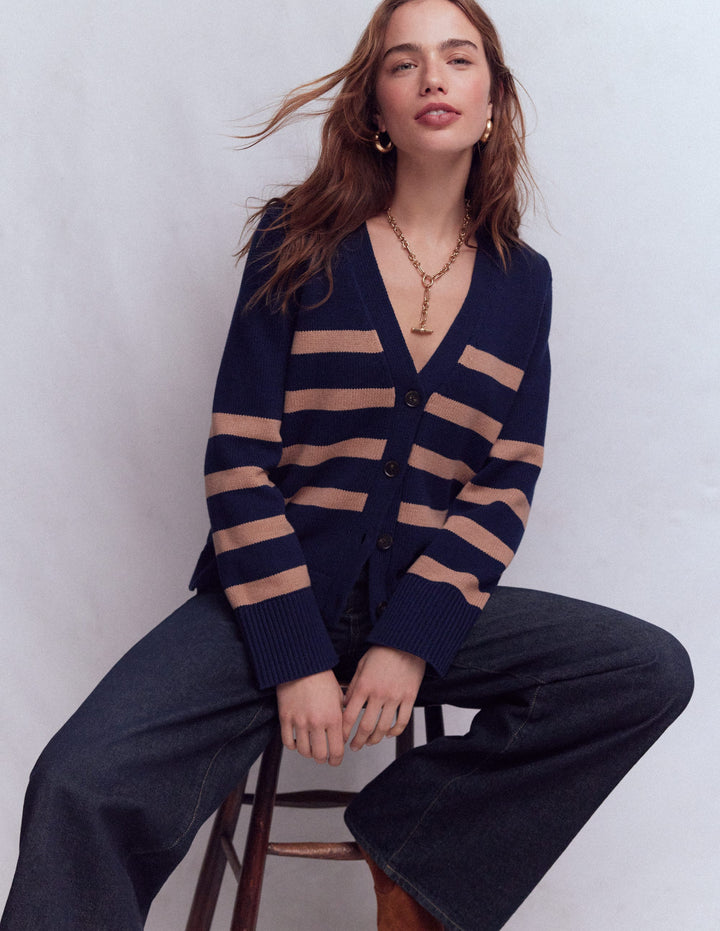 Jean large décontracté-Indigo