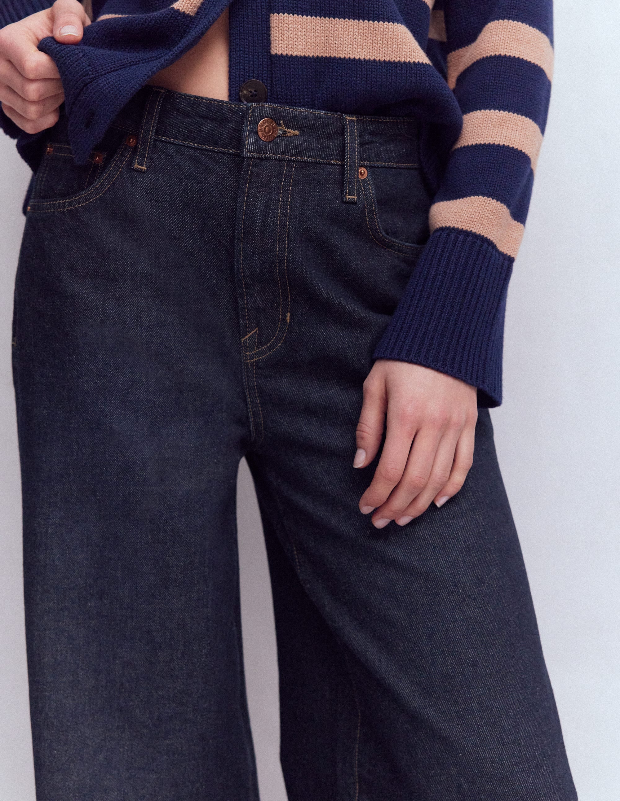Jeans mit weitem Bein-Indigo - Image 2