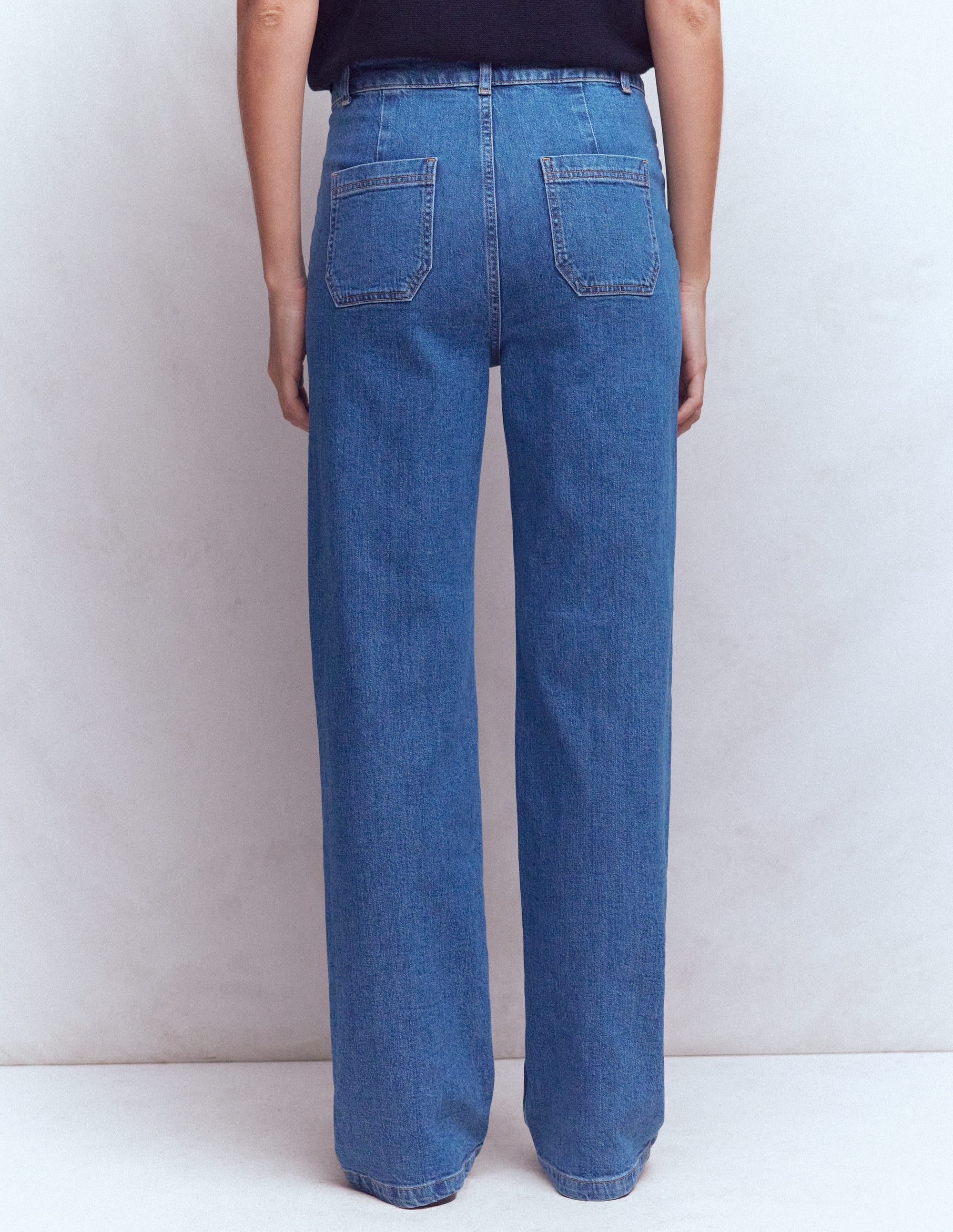 Jeans mit geradem Bein und Tasche-Medium Vintage - Image 3