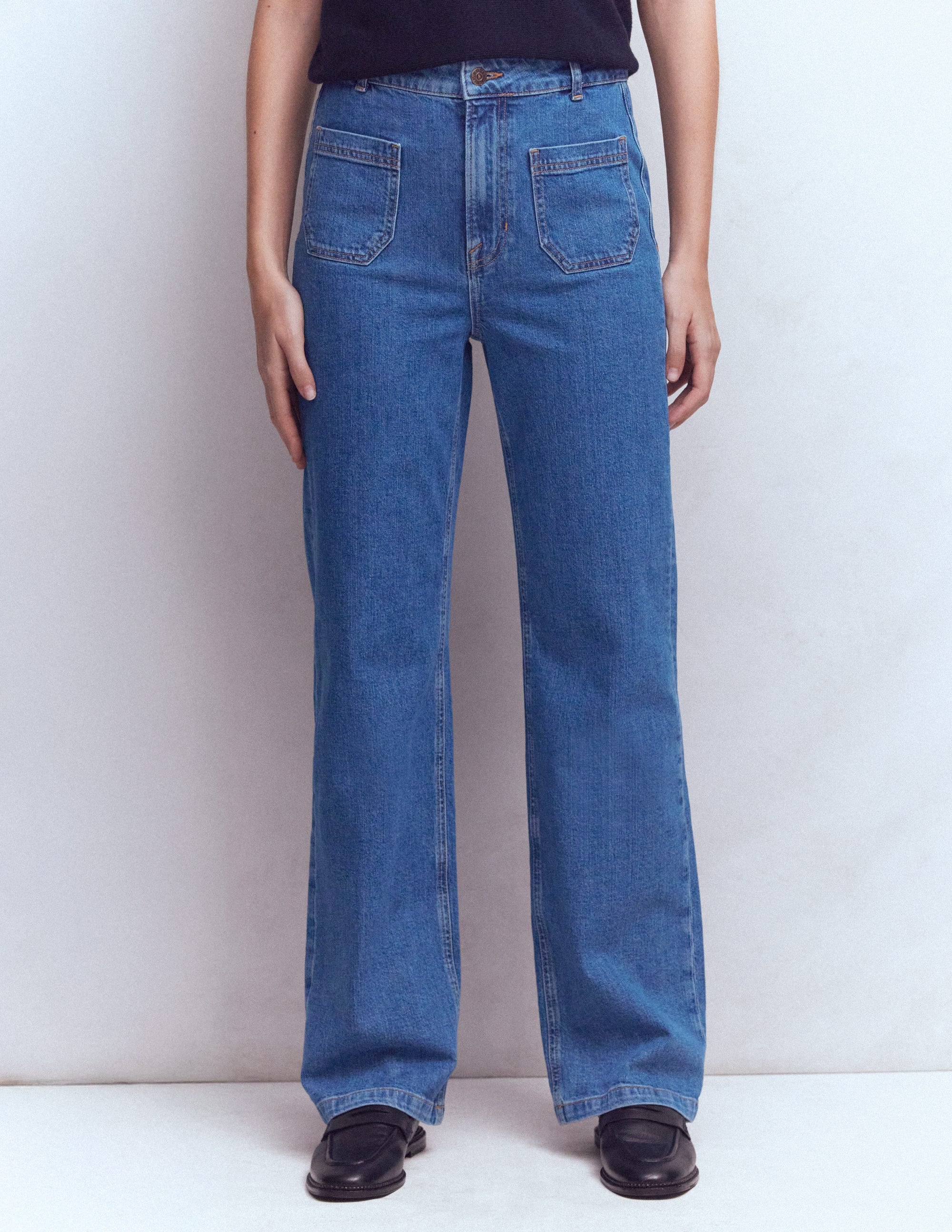 Jeans mit geradem Bein und Tasche-Medium Vintage - Image 4