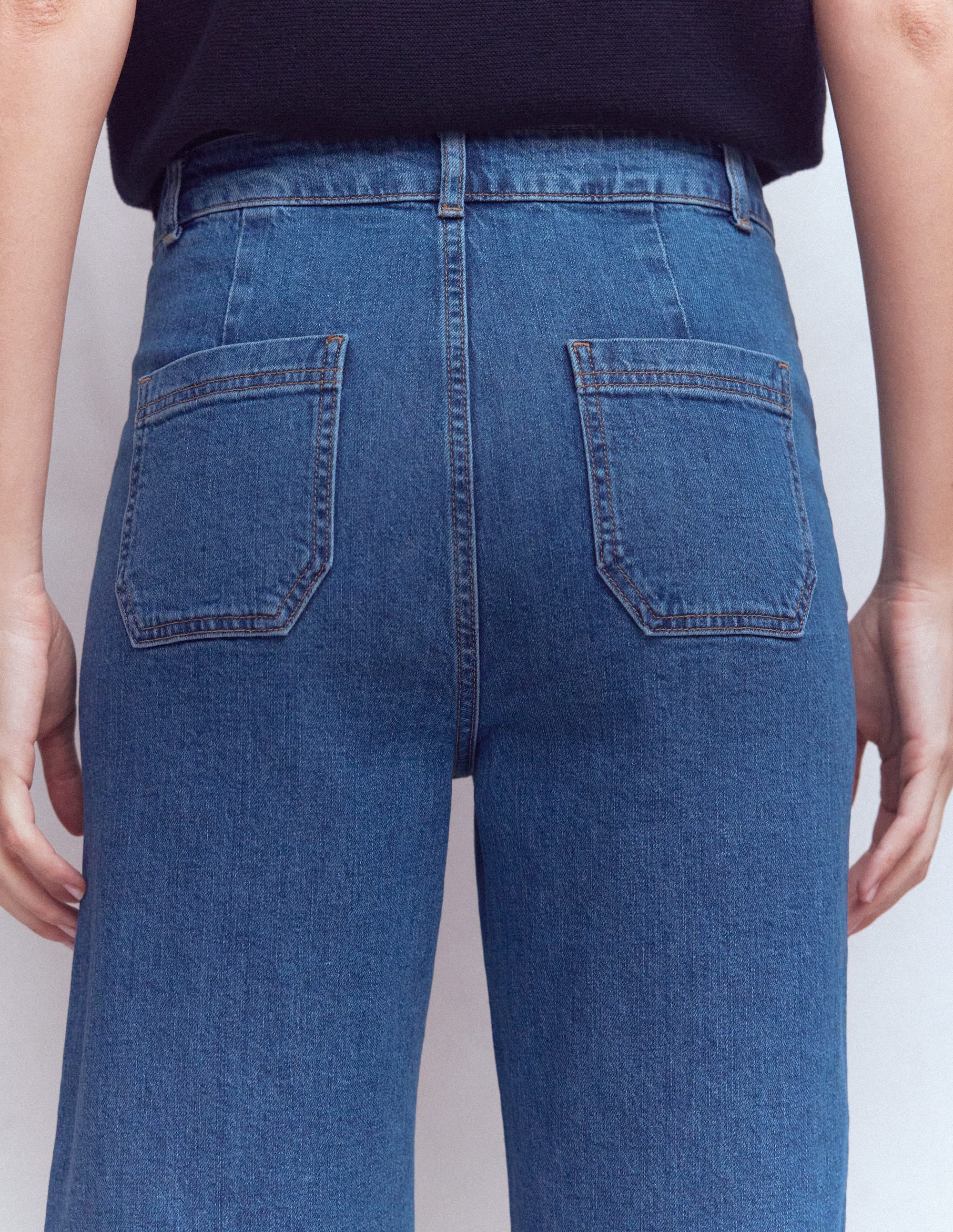 Jeans mit geradem Bein und Tasche-Medium Vintage - Image 5