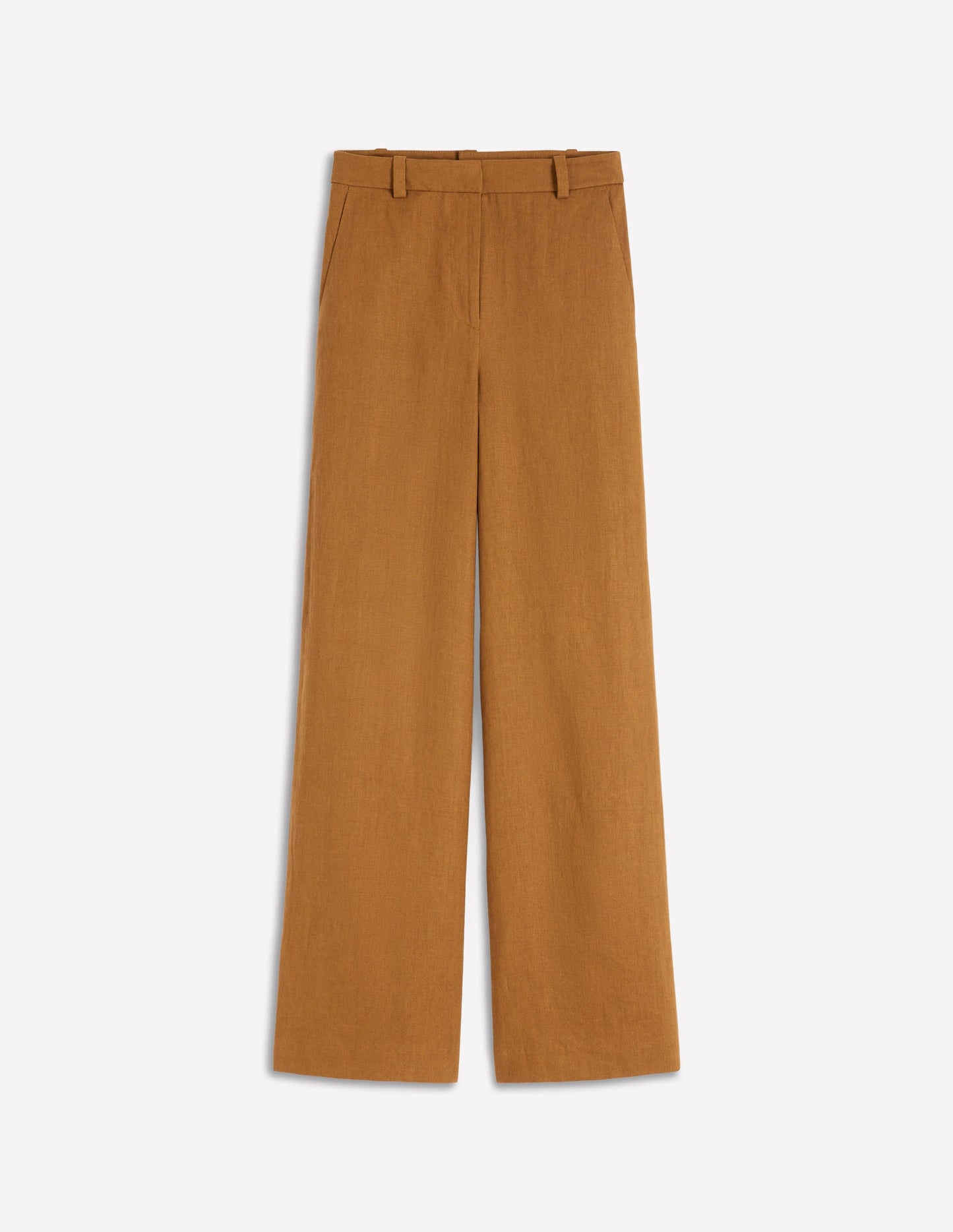 Pantalon Belgravia en lin-Pain d'épices