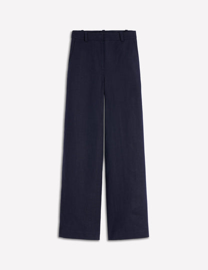 Belgravia Leinenhose-Marineblau-5