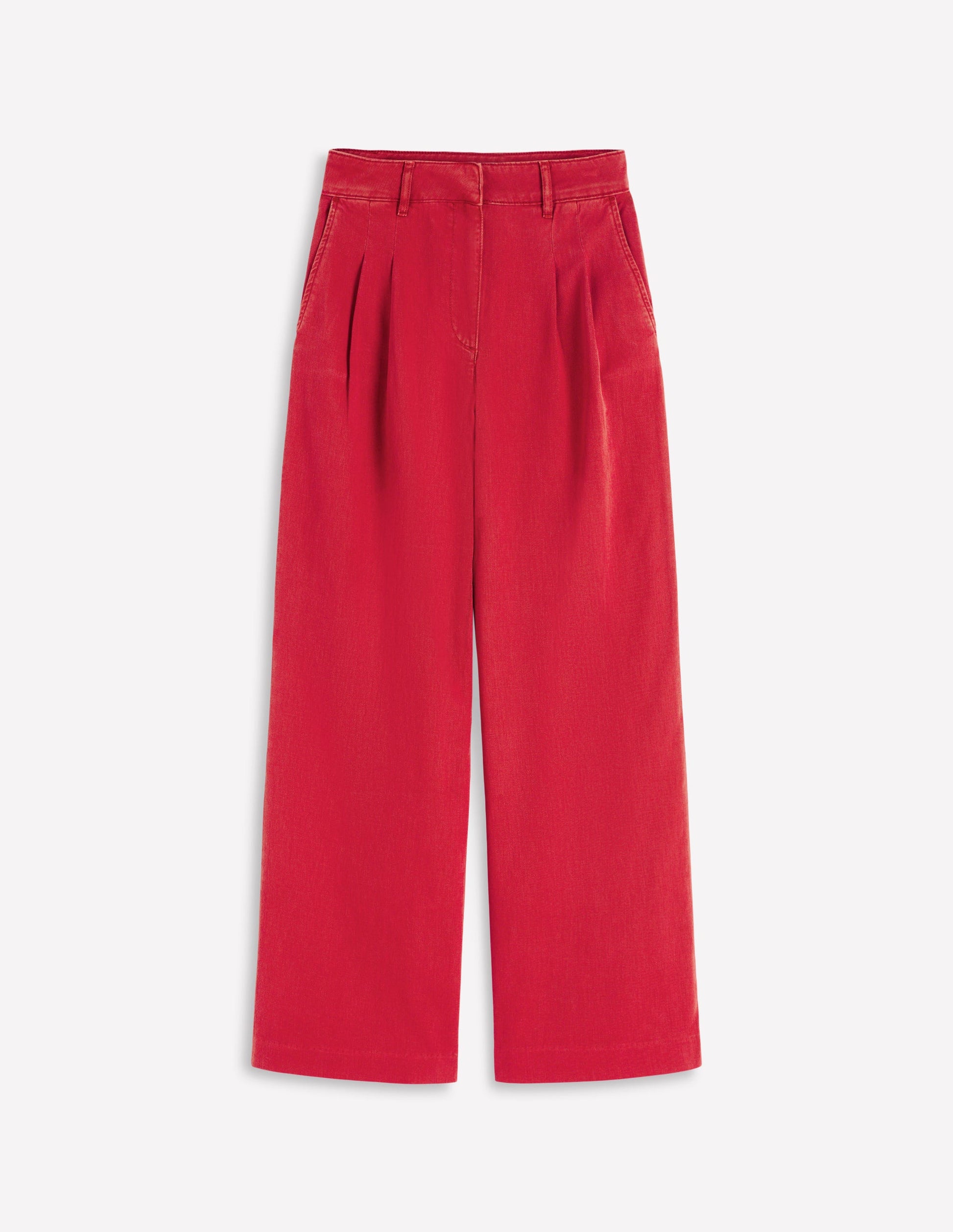 Pantalon large Kensington-Rouge coquelicot-6