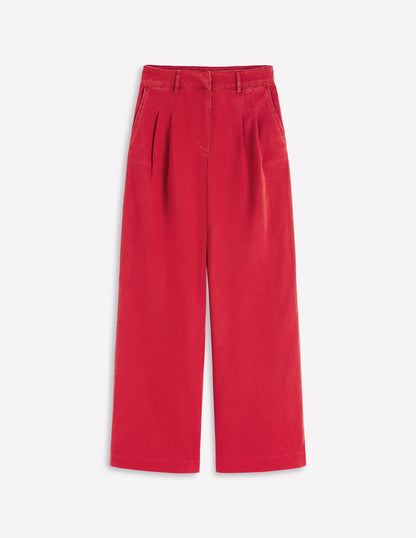 Pantalon large Kensington-Rouge coquelicot-6
