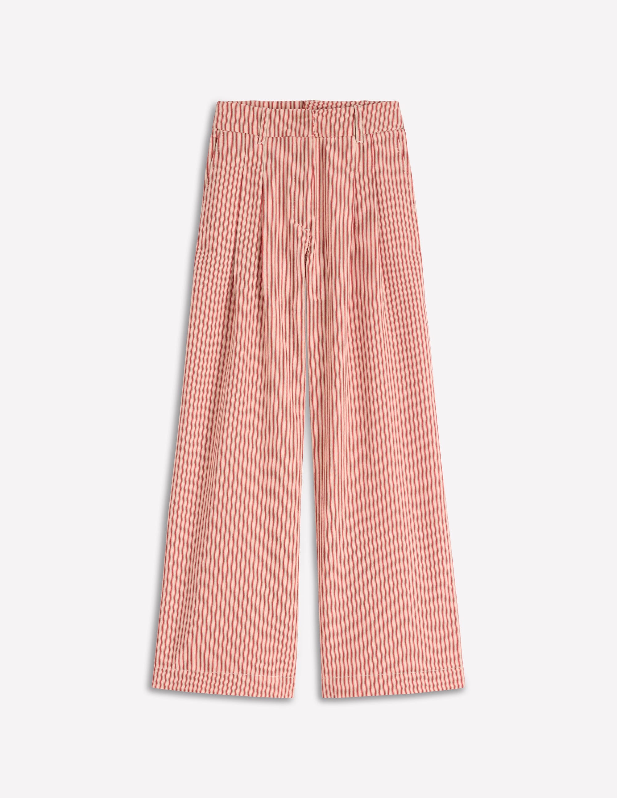Pantalon large Kensington-Coutil rouge - Image 6