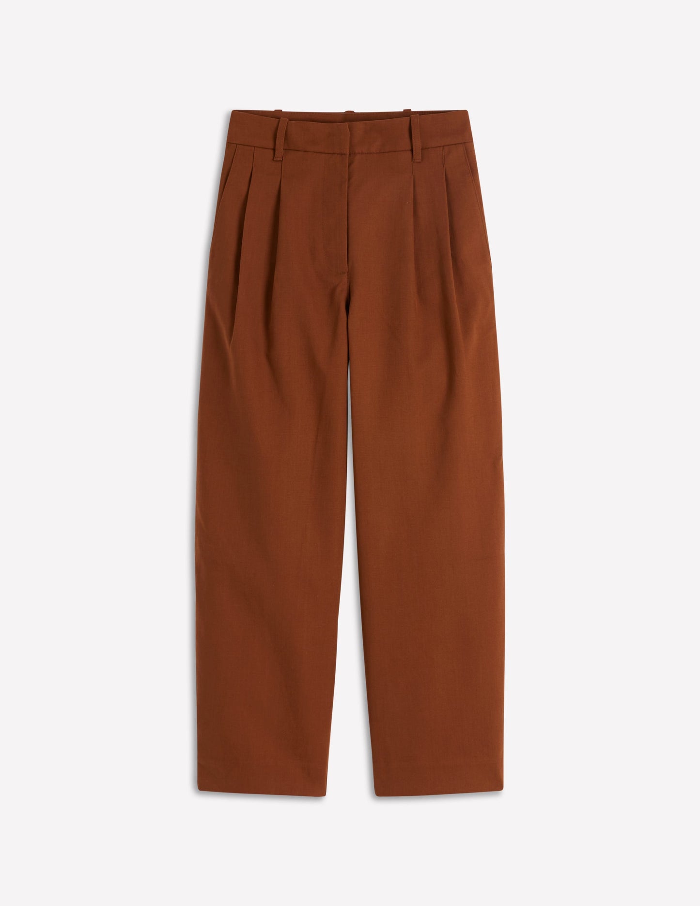 Pantalon Bloomsbury en coton-Brun roux
