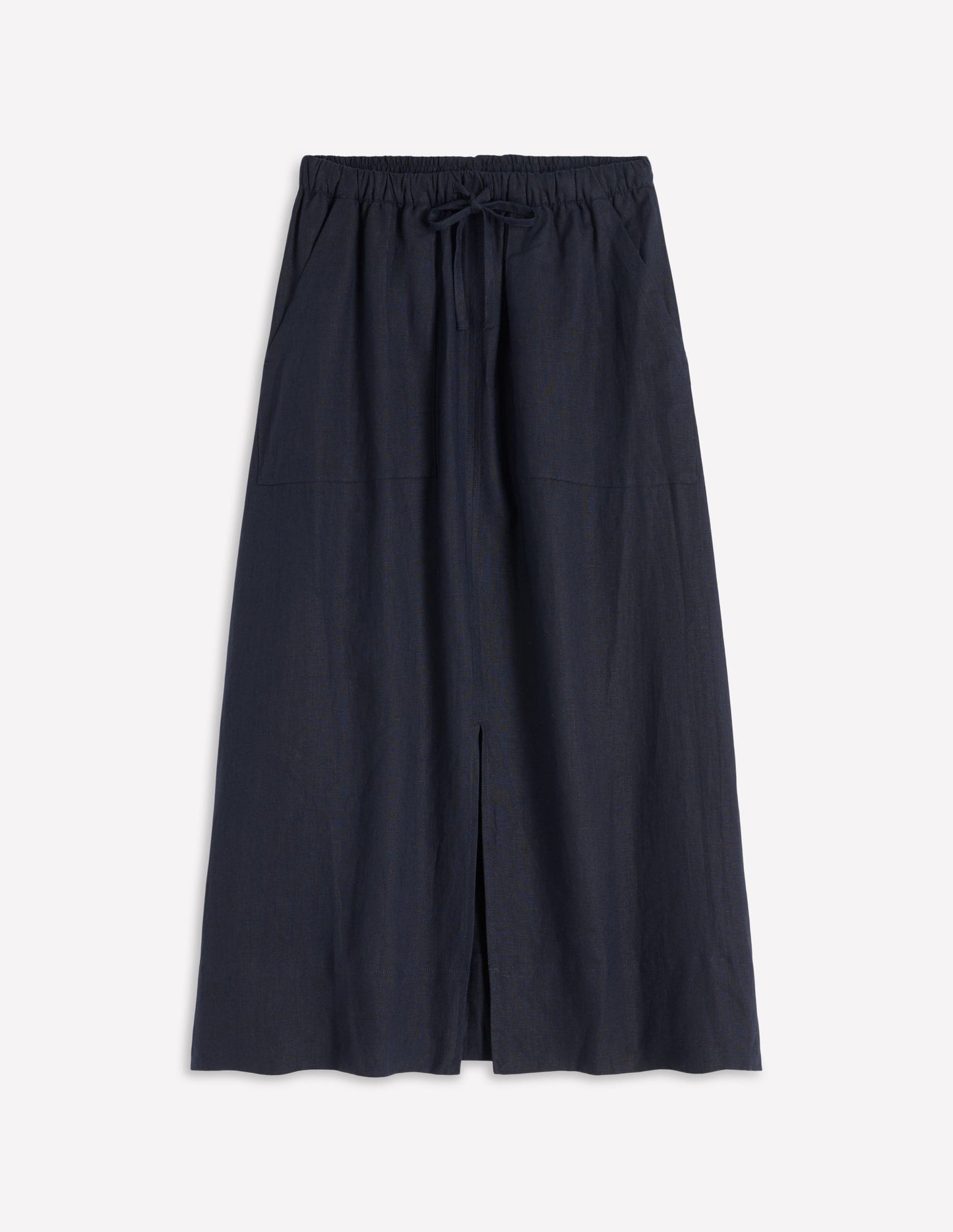 Layla Linen Skirt-Navy