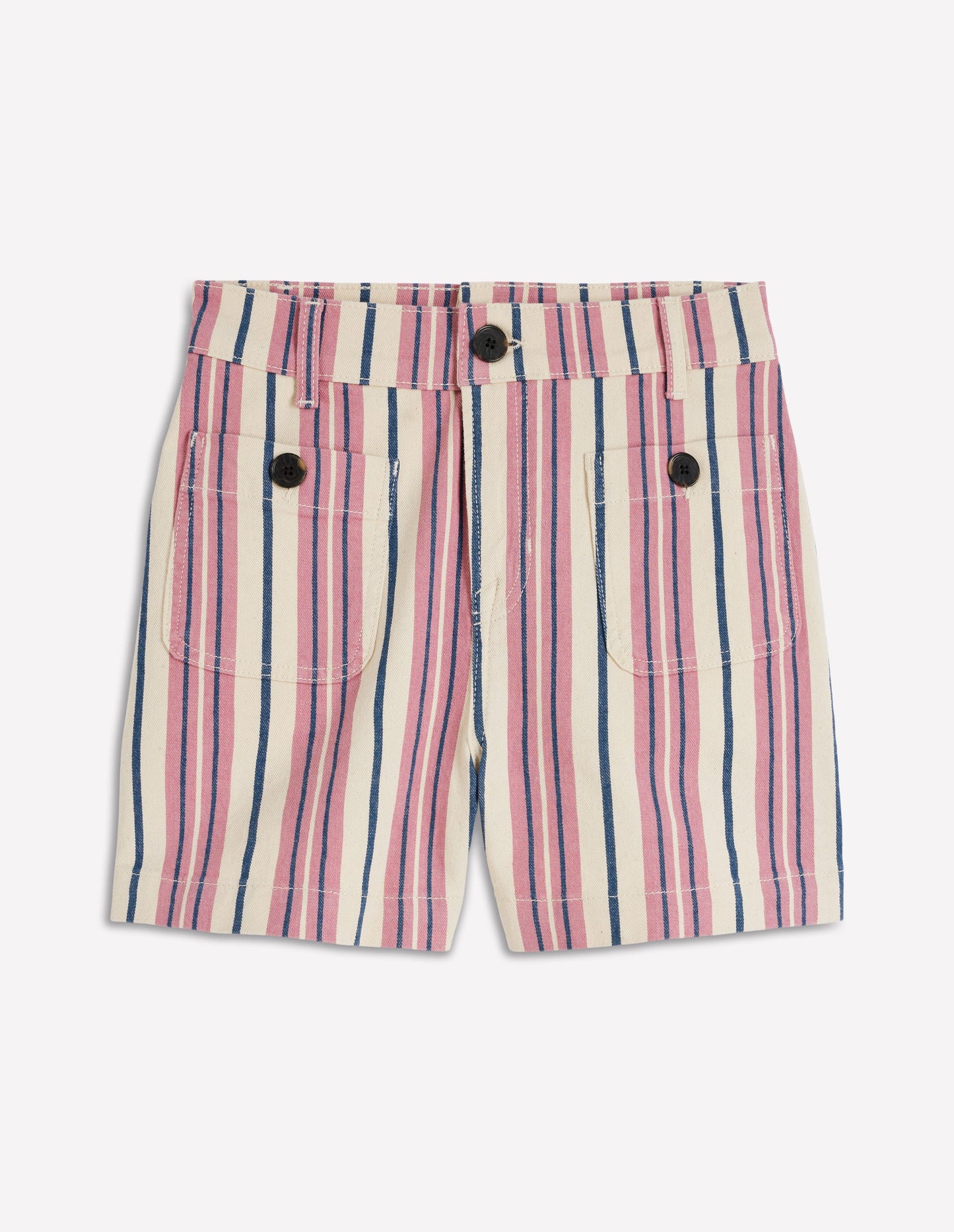 Primrose Jeansshorts-Rosa mit Streifen