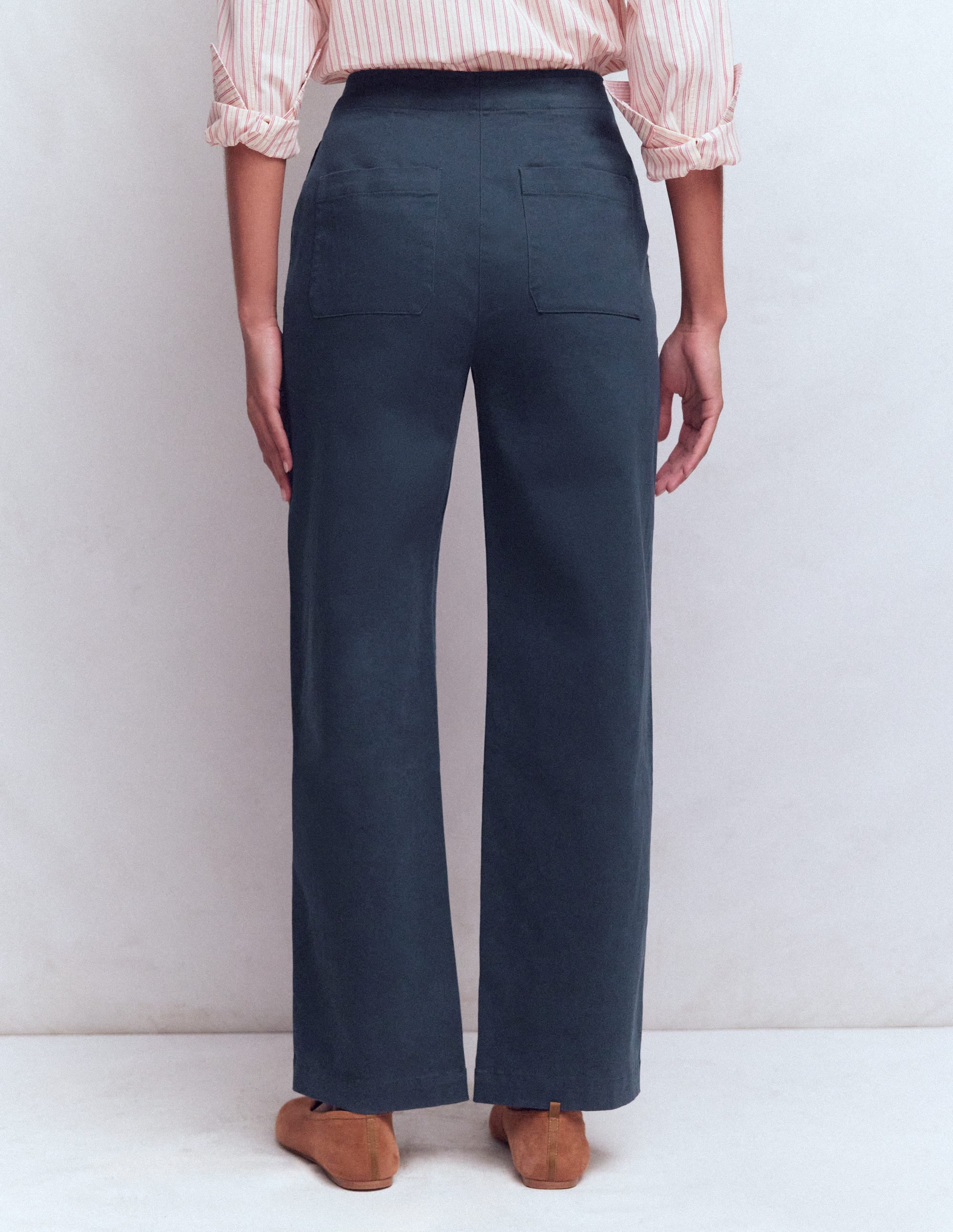 Barrel-Chinohose-Marineblau - Image 3