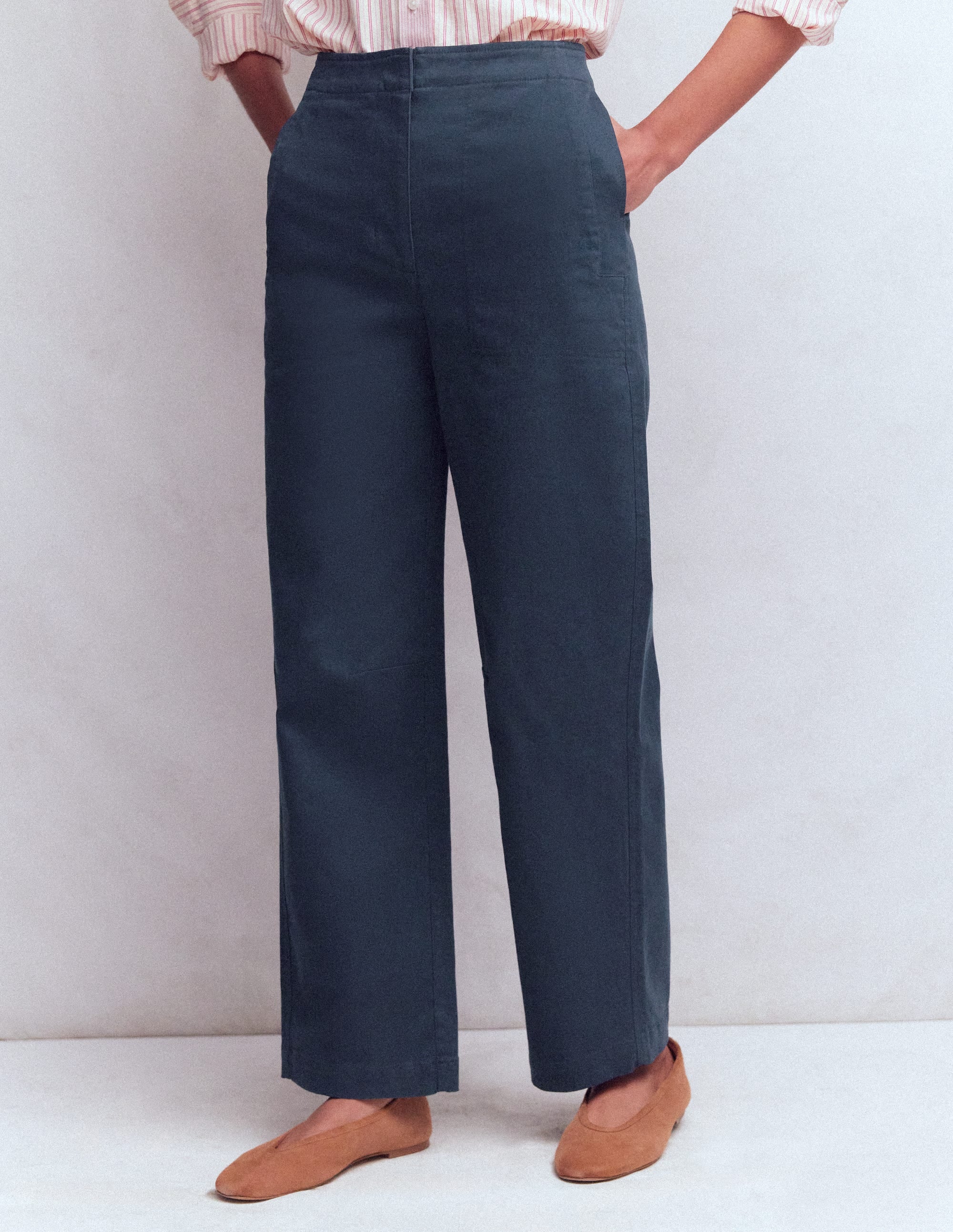 Barrel-Chinohose-Marineblau - Image 4