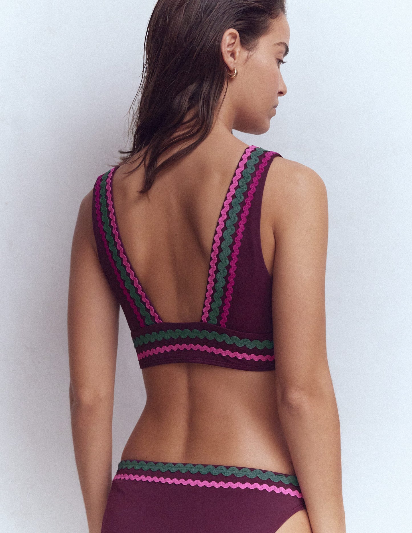 Porto Bikinioberteil-Schokobeere