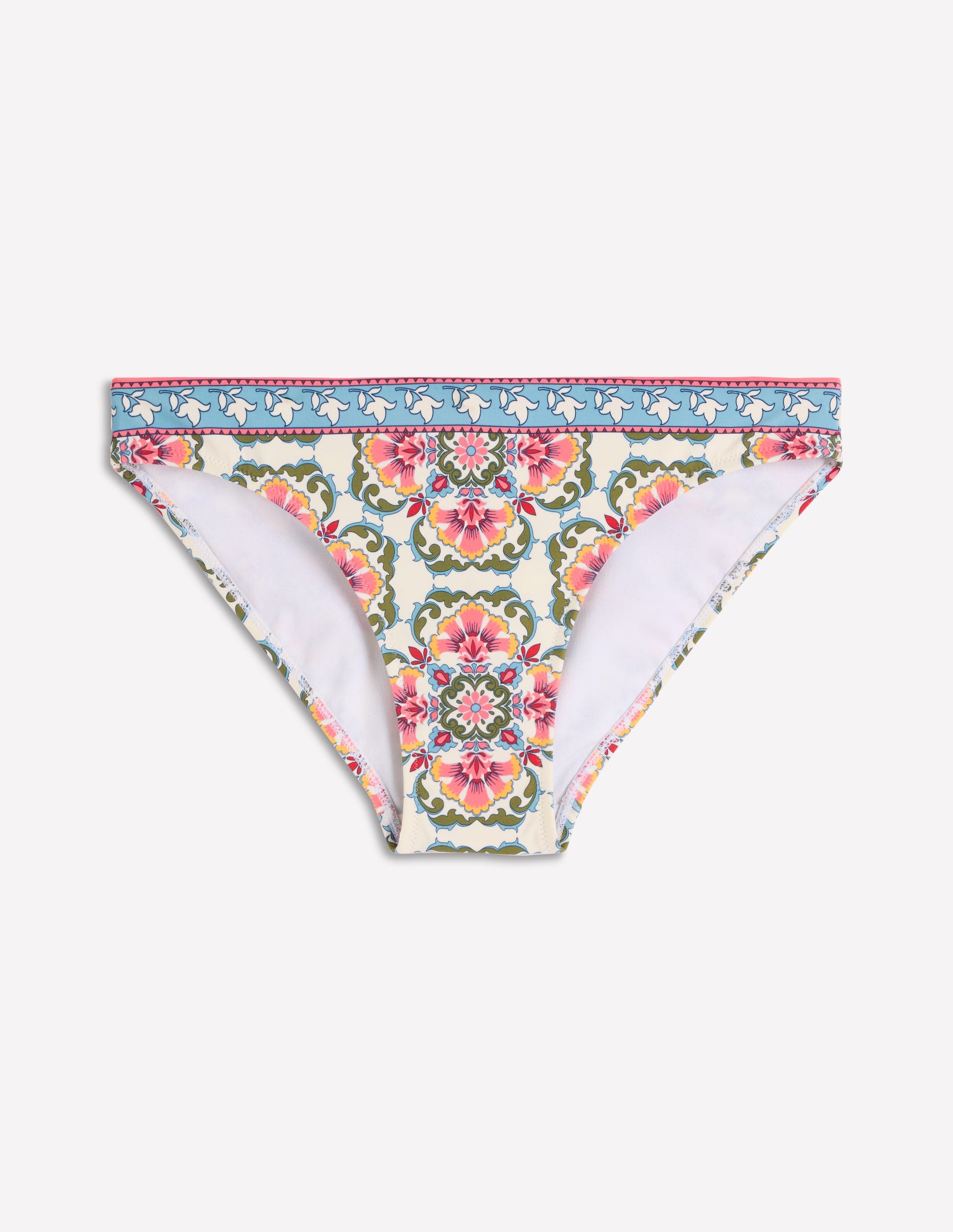 Klassische Bikinihose-Rosa, Zierspalier-5