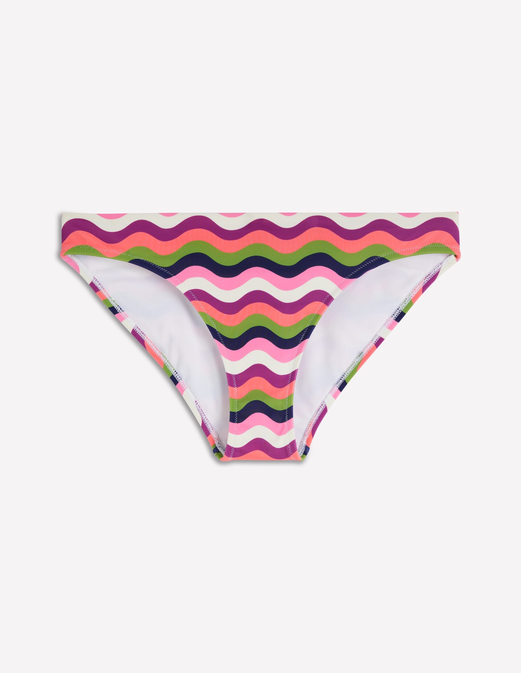 Klassische Bikinihose-Bunt, Gewellte Streifen - Image 6