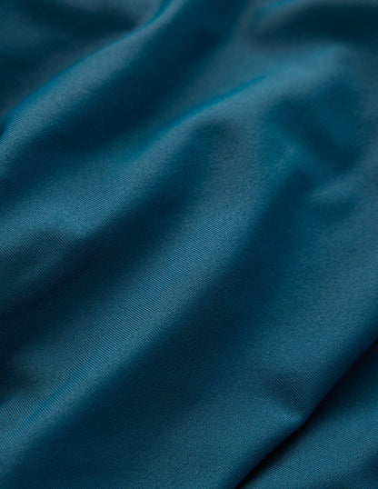 Mykonos Badeanzug mit tiefem V-Ausschnitt-Meerblau, Diamantmuster-6