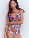 Porto Tankini Top-Multi, Ornamental Trellis