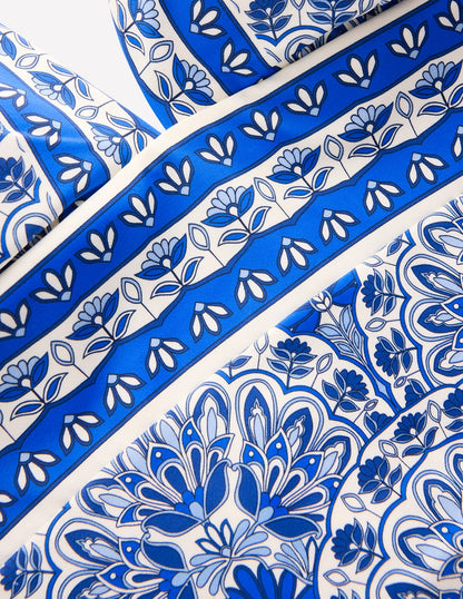 Porto Tankinioberteil-Blau, Aufwendige Terrasse-6