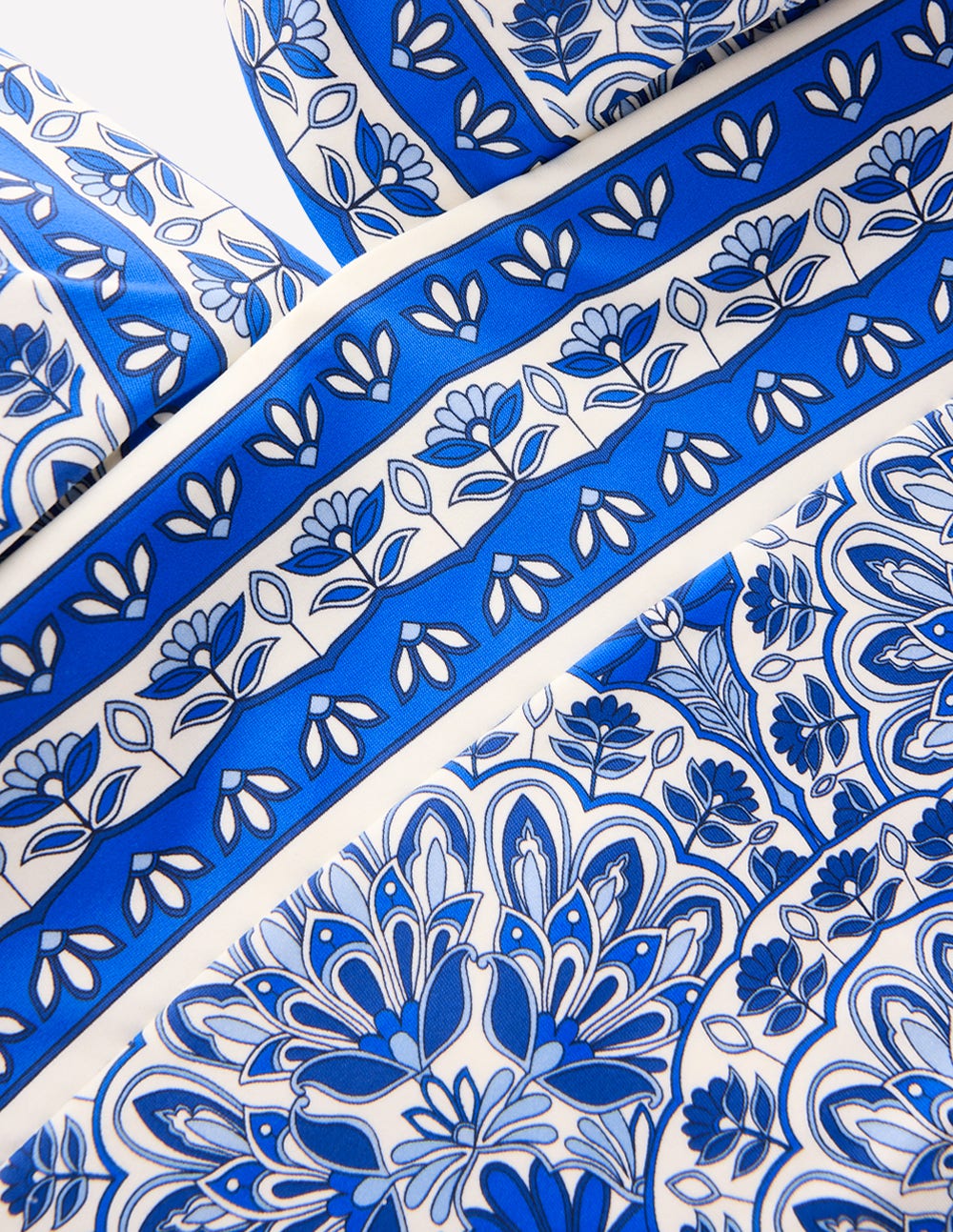Top de tankini Porto-Bleu, motif Elaborate Terrace - Image 6