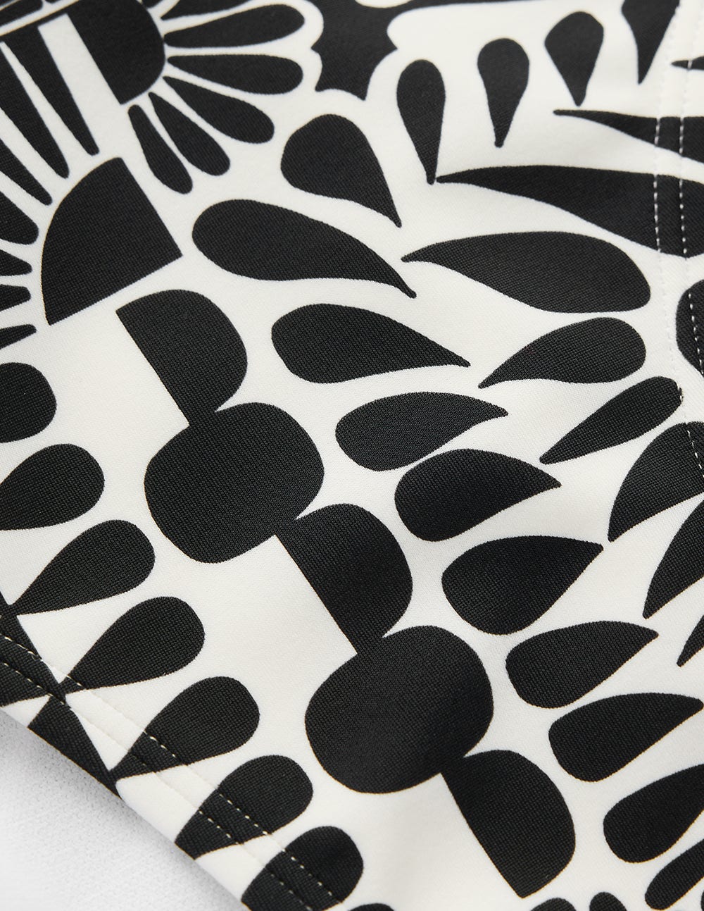 Porto Bikinihose-Schwarz, Geo-Stempel